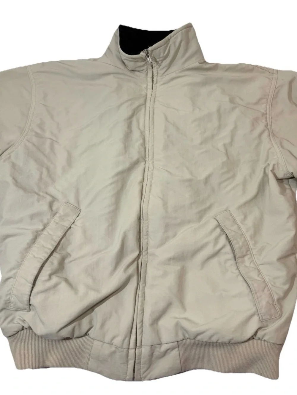 J. Crew Cream Men's Bomber Jacket